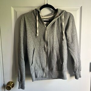 Cedarwood State: Grey zip up hoodie